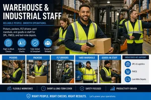 Warehouse and industrial staff - staffing solutions - staffing solutions